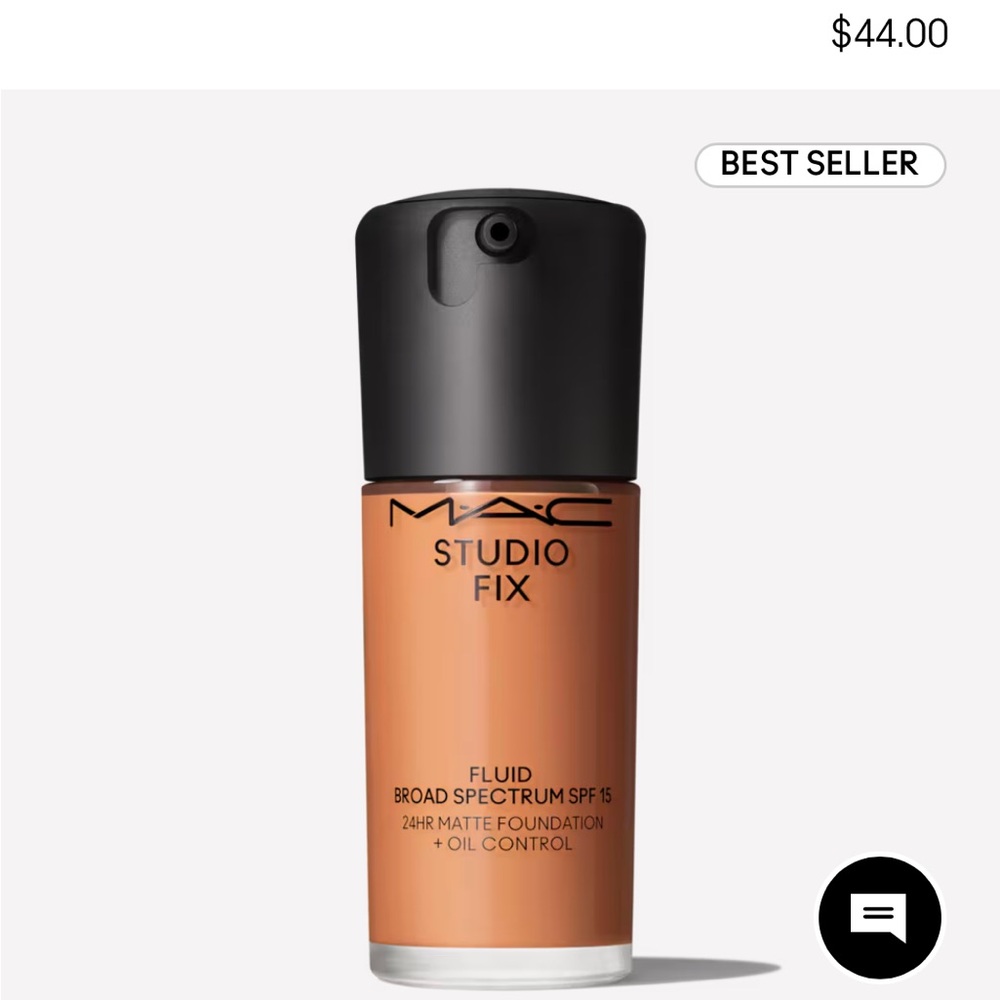 MAC STUDIO FIX FLUID SPF 15 24HR MATTE FOUNDATION + OIL CONTROL (QTY: 1)